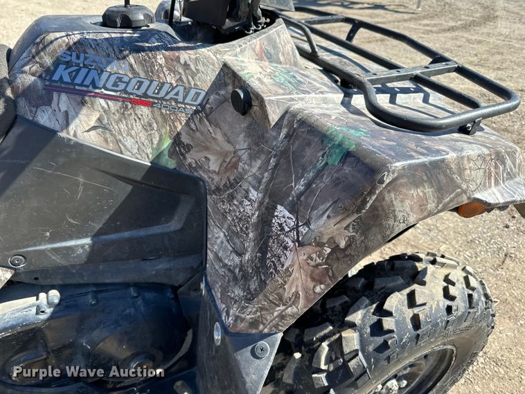 image for item LO9536 2022 Suzuki King Quad 400ASi ATV