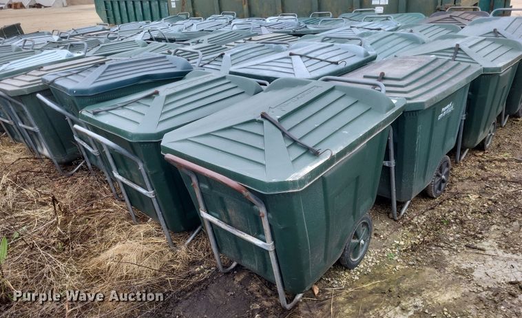 image for item MJ9028 Approximately 50 Ameri Kart trash carts