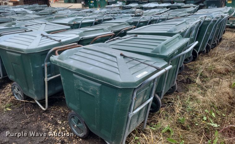 image for item MJ9030 Approximately 100 Ameri Kart trash carts