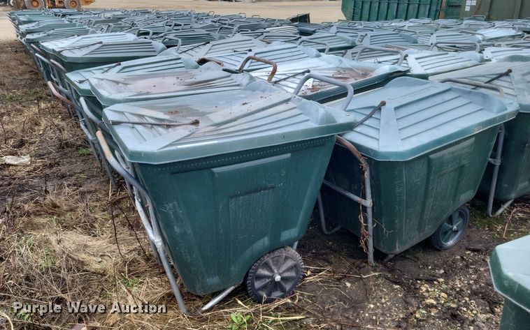 image for item MJ9031 Approximately 100 Ameri Kart trash carts