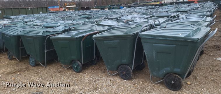 image for item MJ9032 Approximately 100 Ameri Kart trash cans