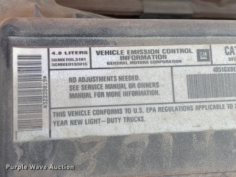 image for item MO9201 2003 Chevrolet Silverado 1500 pickup truck