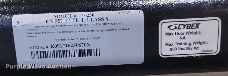 image for item MQ9682 Cybex squat rack