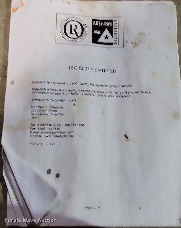 image for item MQ9718 Metrotech  9860RLXT-6EN2  locator