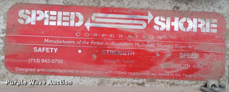 image for item MQ9720 Speed Shore  hydraulic shoring system