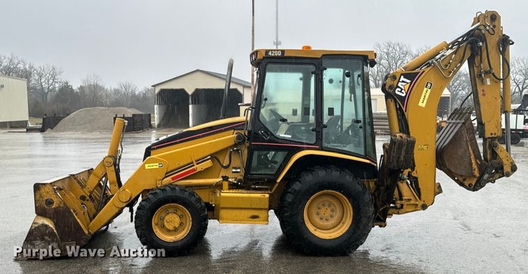 image for item ND9019 2004 Caterpillar  420D backhoe