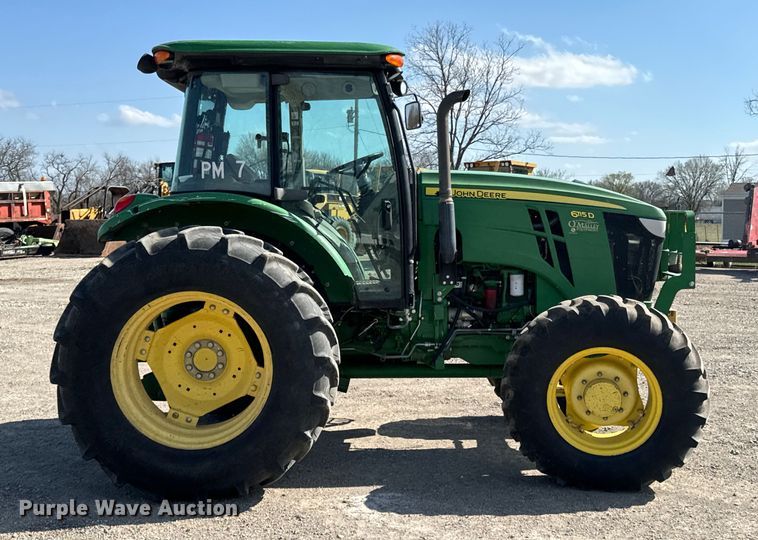 image for item ND9082 2015 John Deere 6115D MFWD tractor