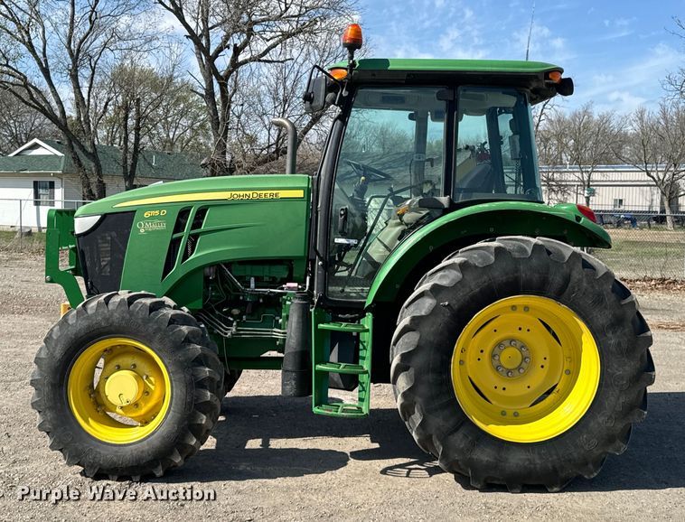 image for item ND9082 2015 John Deere 6115D MFWD tractor