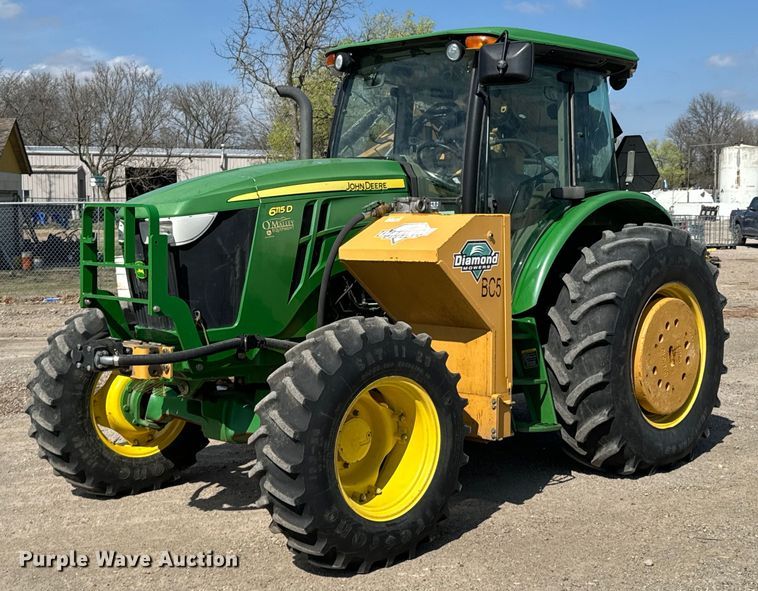 image for item ND9083 2015 John Deere 6115D MFWD tractor