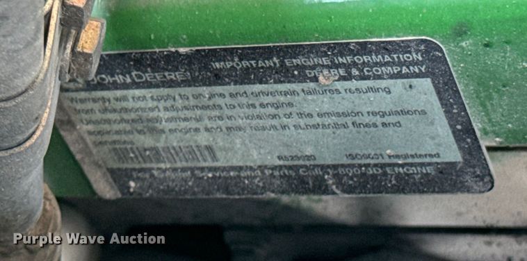 image for item ND9084 2010 John Deere 6330 tractor