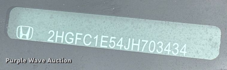 image for item NH9010 2018 Honda Civic 