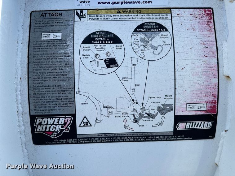 image for item NH9031 Blizzard snow plow