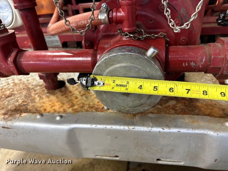 image for item NJ9445 1964 Ford 600 pumper fire truck