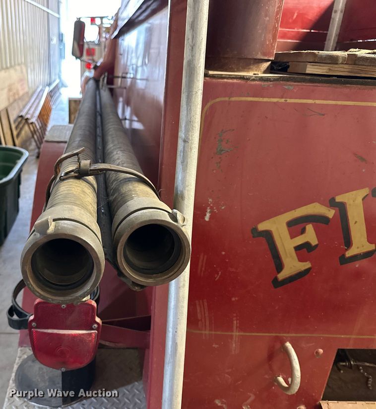 image for item NJ9445 1964 Ford 600 pumper fire truck