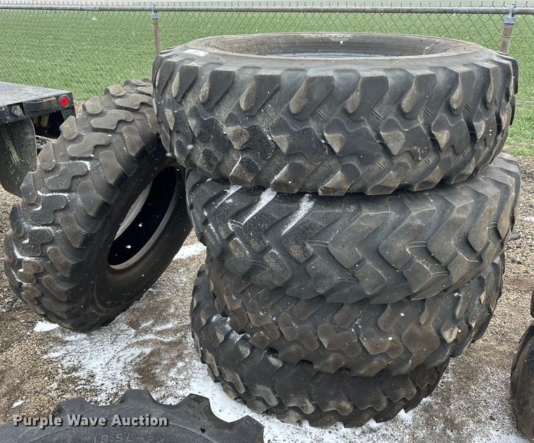 image for item NJ9454 (5) Bridgestone 14.00-24 Tires