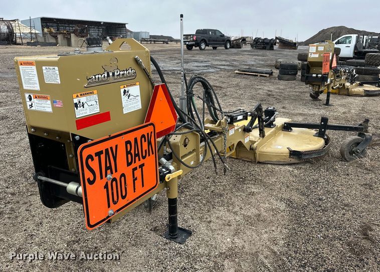 image for item NJ9457 Land Pride side boom rotary mower