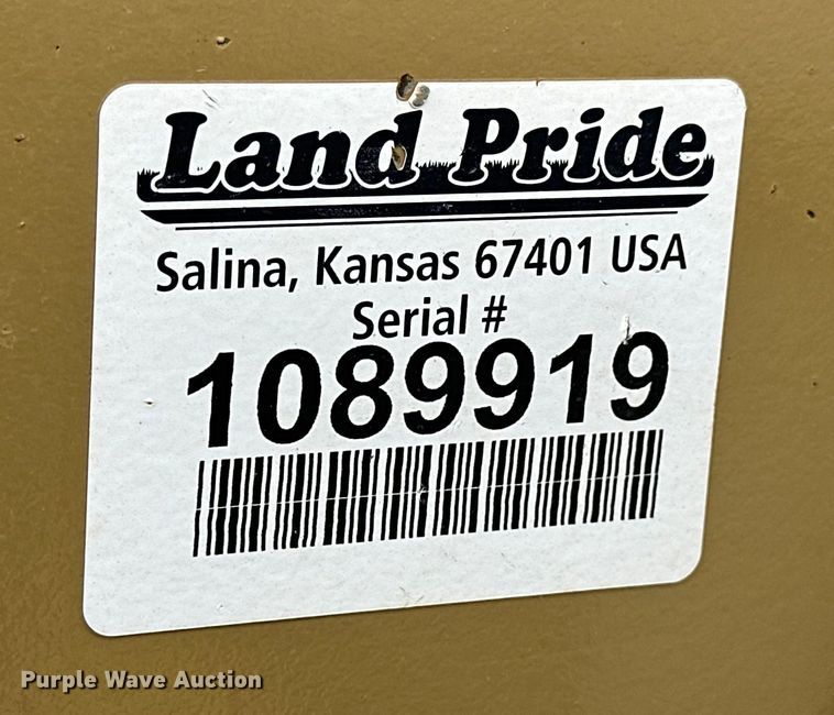 image for item NJ9457 Land Pride side boom rotary mower