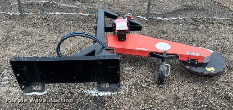 image for item NJ9459 DR Power shop built skid steer trimmer mower