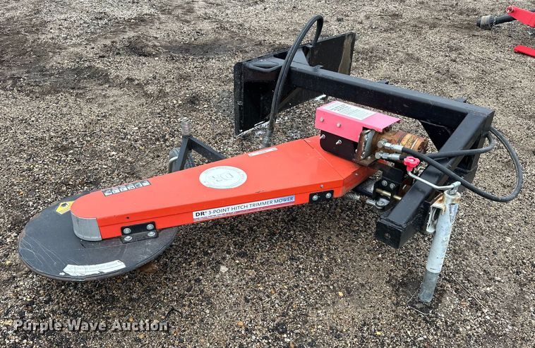 image for item NJ9459 DR Power shop built skid steer trimmer mower