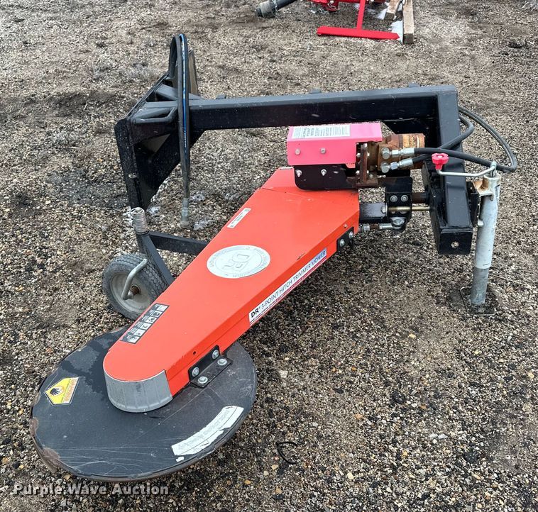 image for item NJ9459 DR Power shop built skid steer trimmer mower