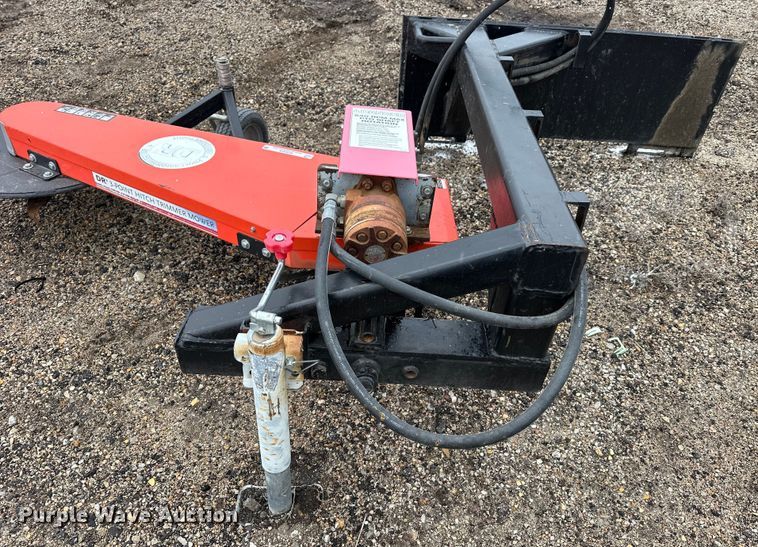 image for item NJ9459 DR Power shop built skid steer trimmer mower