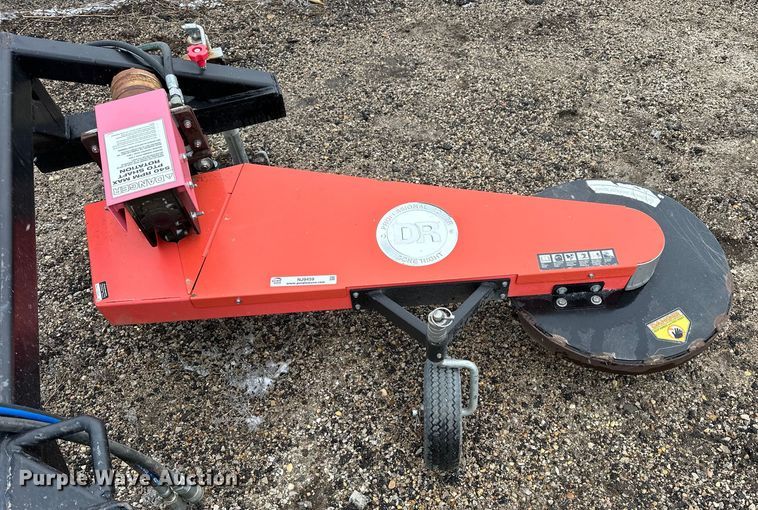 image for item NJ9459 DR Power shop built skid steer trimmer mower