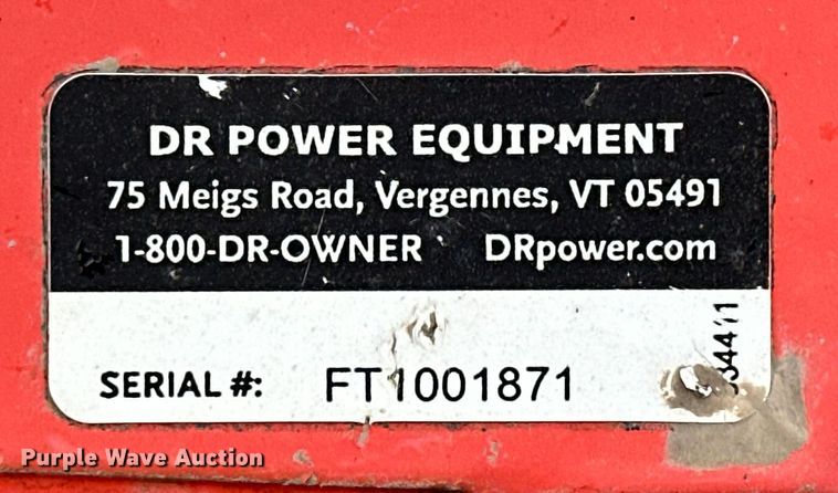 image for item NJ9459 DR Power shop built skid steer trimmer mower