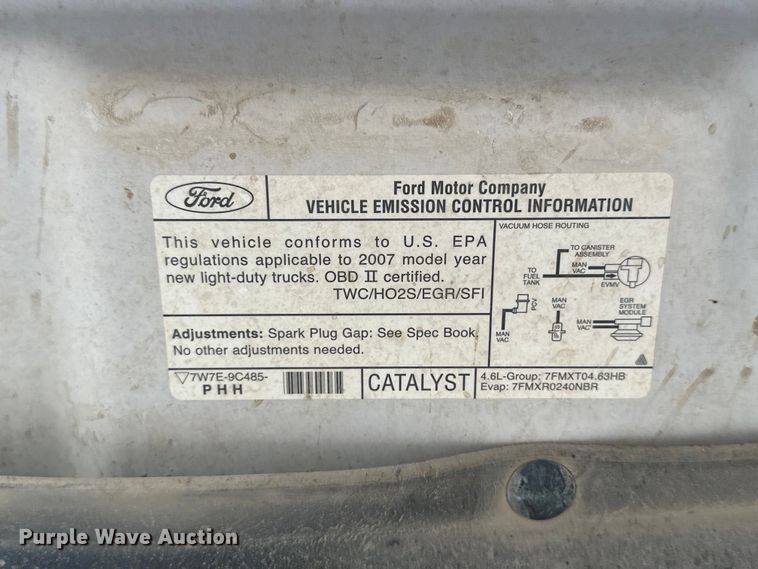 image for item NJ9478 2007 Ford F150 pickup truck