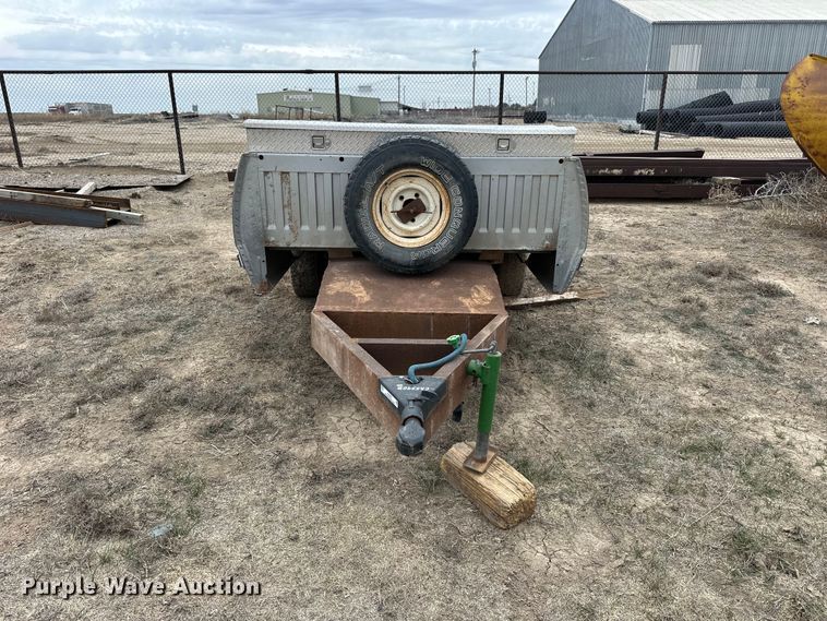 image for item NJ9482 Shop built pickup bed trailer