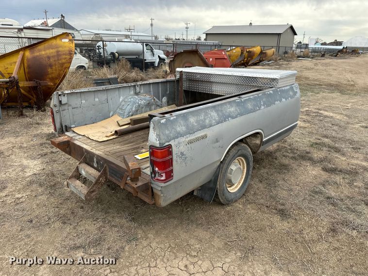 image for item NJ9482 Shop built pickup bed trailer