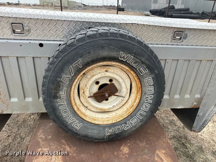 image for item NJ9482 Shop built pickup bed trailer