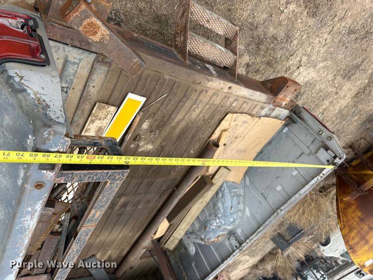 image for item NJ9482 Shop built pickup bed trailer