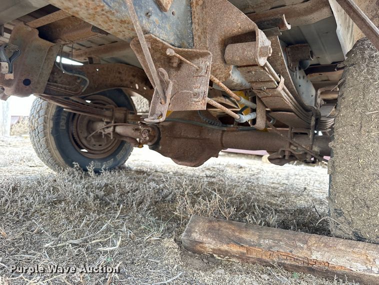 image for item NJ9482 Shop built pickup bed trailer