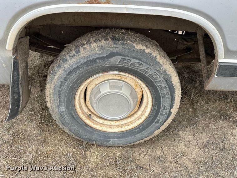 image for item NJ9482 Shop built pickup bed trailer