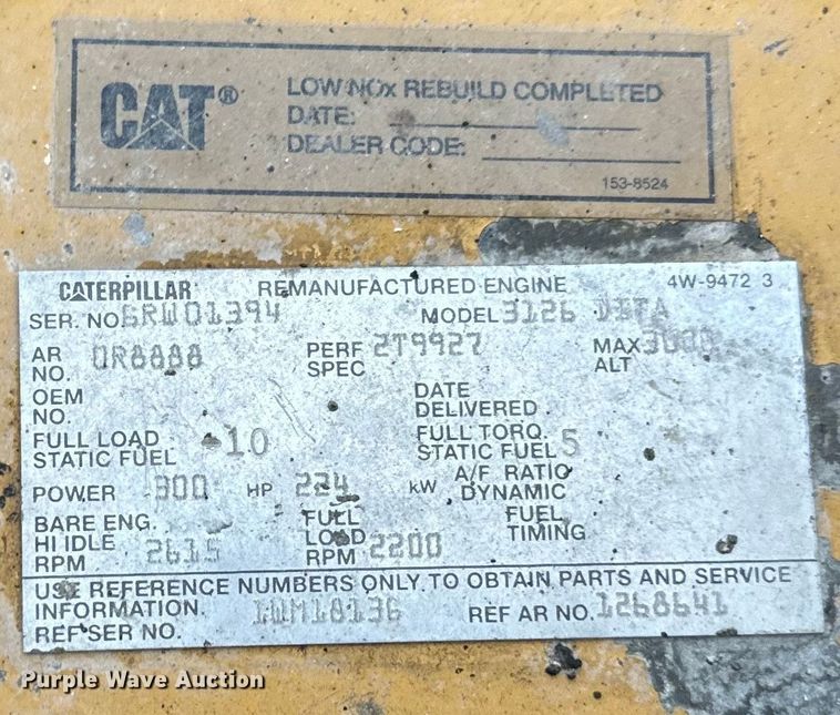 image for item NS9525 1998 Peterbilt 330 dump truck