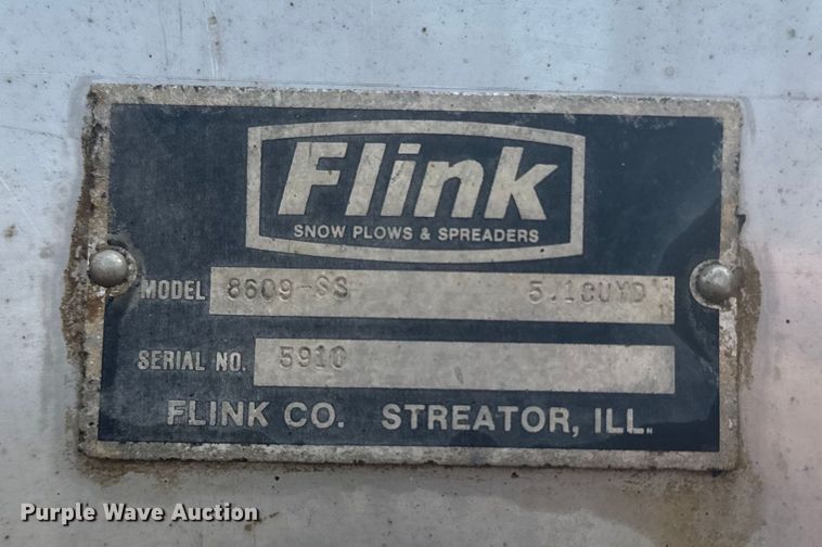 image for item NS9531 Fink 8609-SS salt spreader