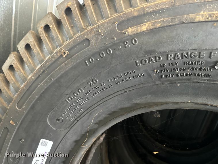 image for item NS9534 (5) 10.00-20 tires