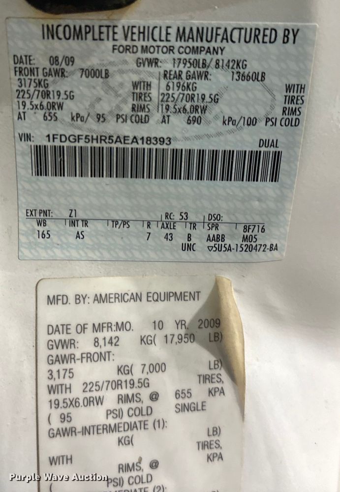 image for item NT9013 2010 Ford F550 Super Duty dump truck