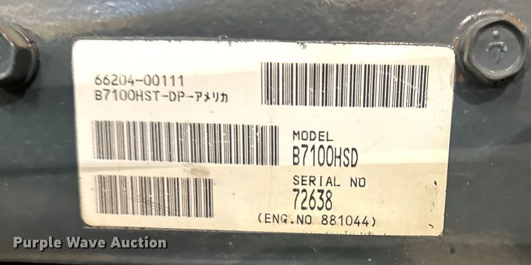 image for item NT9019 Kubota  B7100HST MFWD tractor