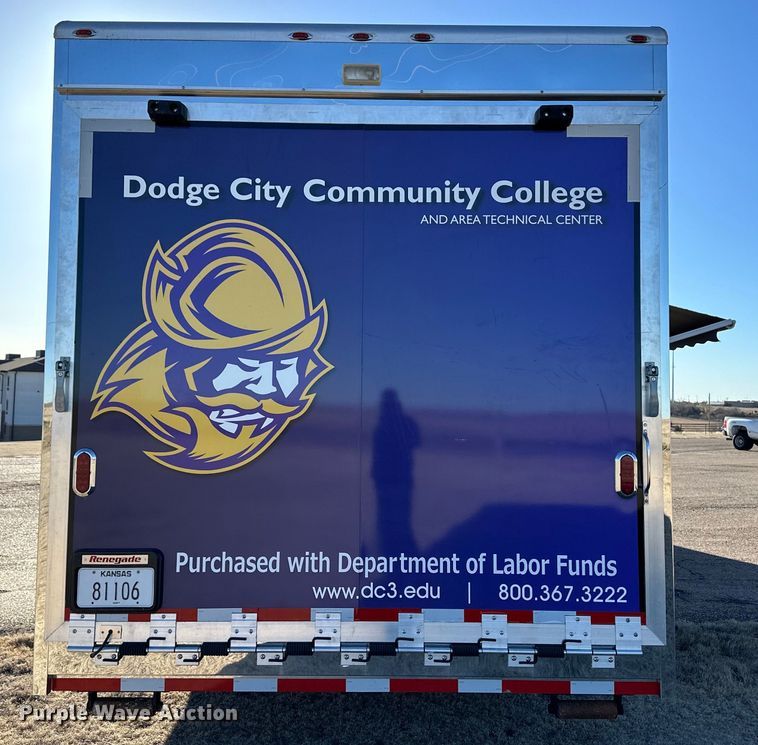 image for item OA9720 2013 Renegade training module enclosed cargo trailer