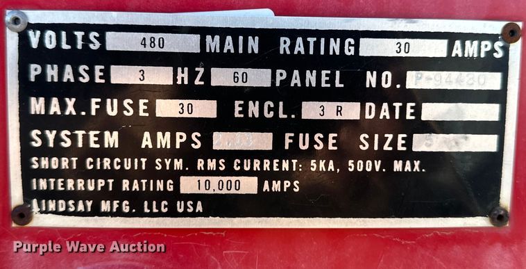 image for item OA9729 Zimmatic Vision 9500P irrigation pivot