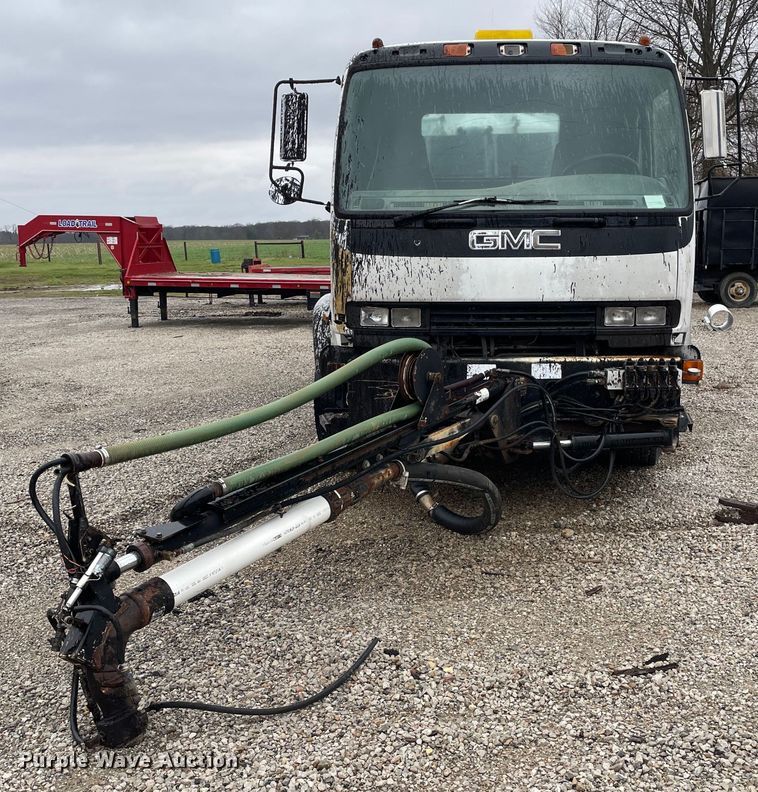 image for item OG9847 1997 GMC  7500 asphalt patch truck