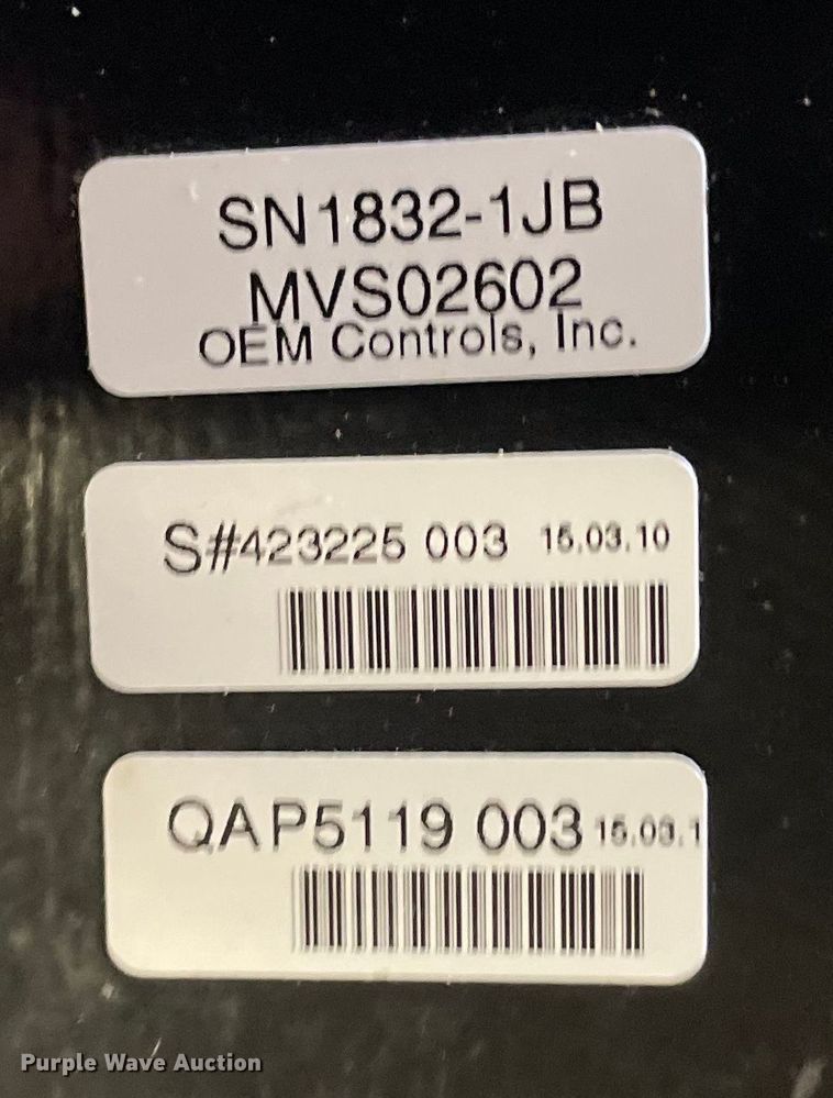 image for item OG9848 2015 Caterpillar  wheel loader mower system 