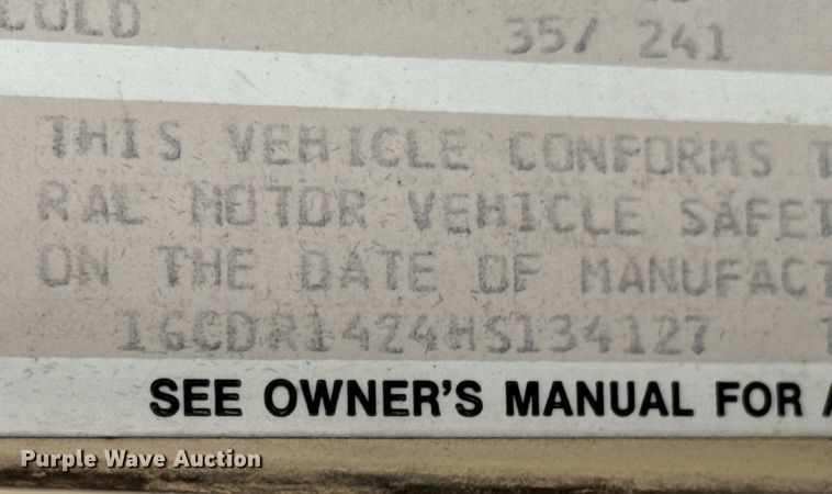 image for item OJ9692 1987 Chevrolet  C10 pickup truck