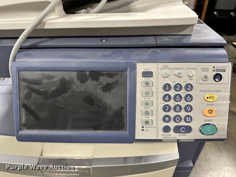image for item OM9256 2012 Toshiba  E Studio 3040c printer and copier