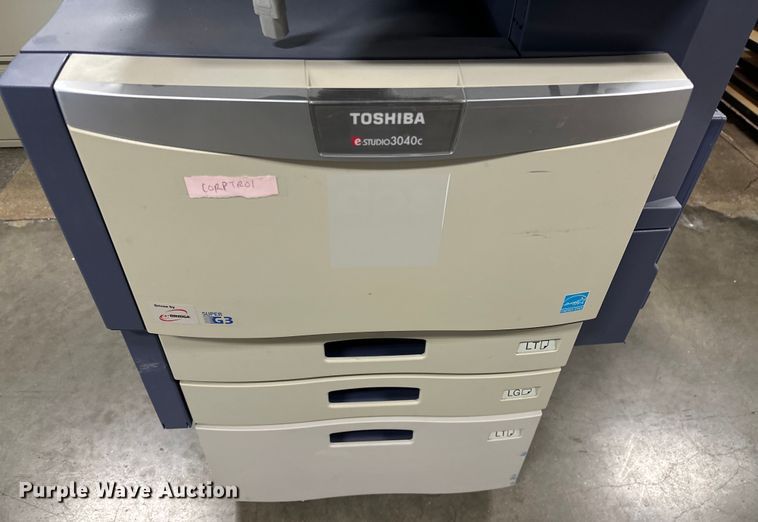 image for item OM9256 2012 Toshiba  E Studio 3040c printer and copier