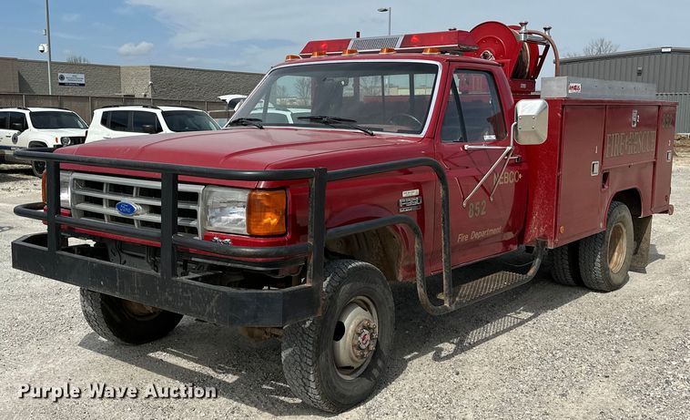 image for item OM9264 1989 Ford F350 brush fire truck