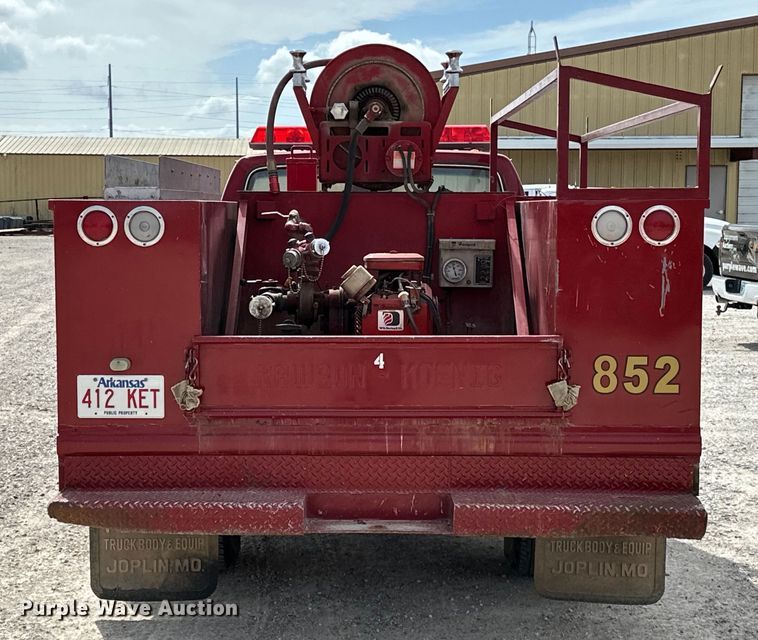image for item OM9264 1989 Ford F350 brush fire truck