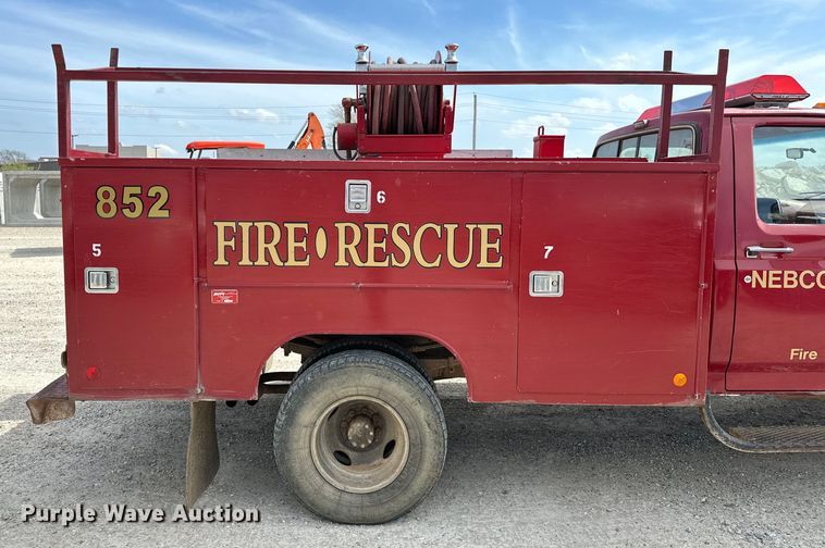 image for item OM9264 1989 Ford F350 brush fire truck