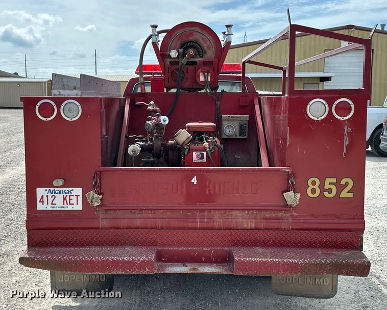 image for item OM9264 1989 Ford F350 brush fire truck